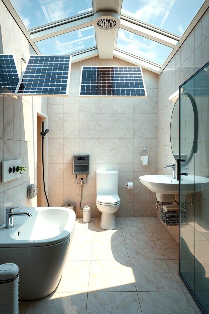 Solar Powered Bathroom Innovations - 22 Green Bathroom Ideas