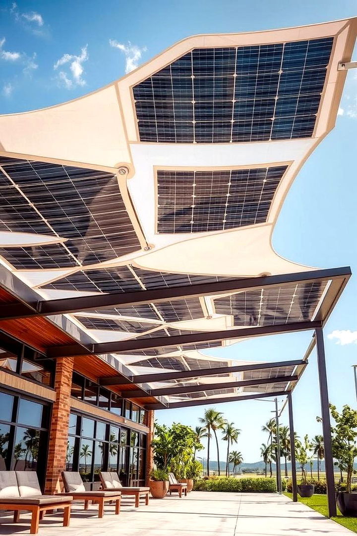 Solar Powered Canopies - 22 Garden Shade Ideas