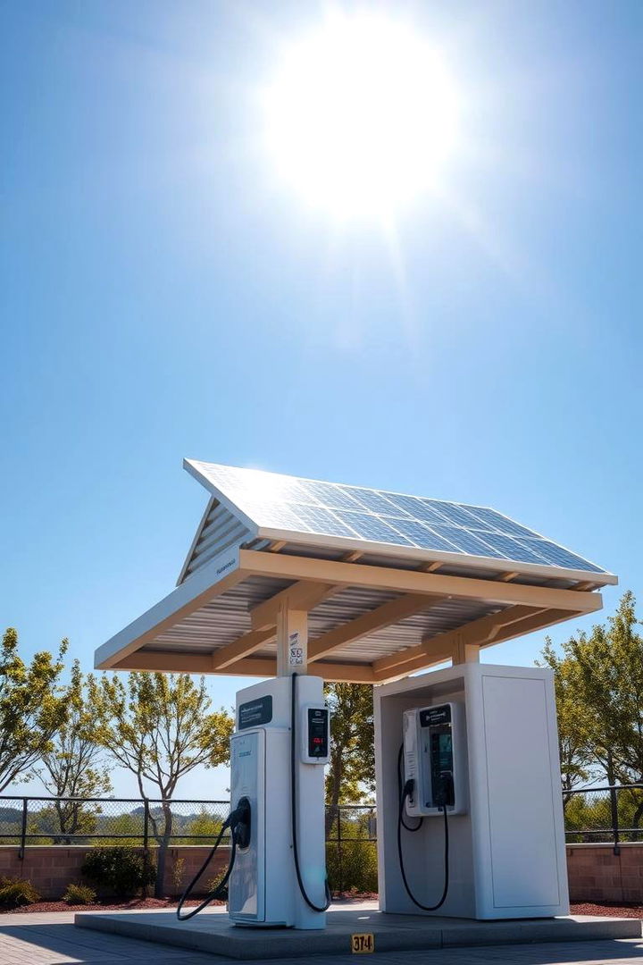 Solar Powered Charging Station - 22 charging station ideas