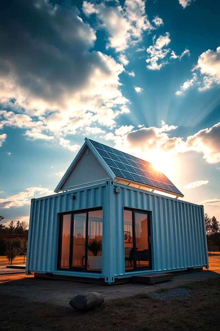 Solar Powered Container Living - 22 Container Home Ideas