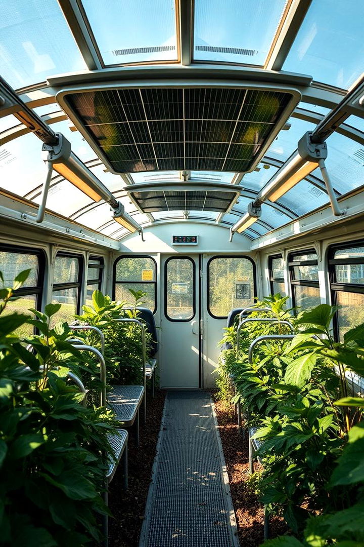 Solar Powered Greenhouse Bus - 22 School Bus Greenhouse Ideas