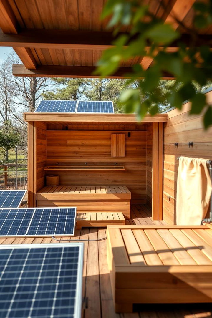 Solar Powered Outdoor Sauna - 22 Outdoor Sauna Ideas