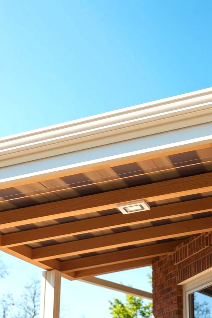 Solar Powered Soffit Lighting for Eco Friendly Illumination - 22 Soffit Lighting Ideas