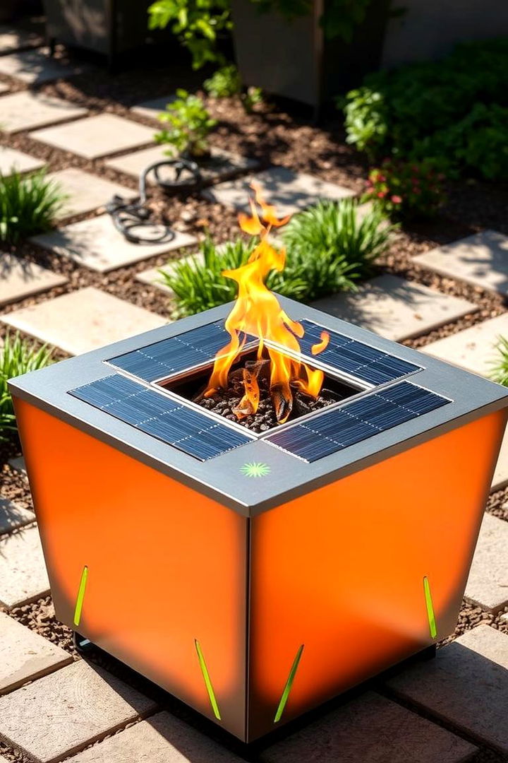 Solar Powered Square Fire Pit - 22 Square Fire Pit Ideas