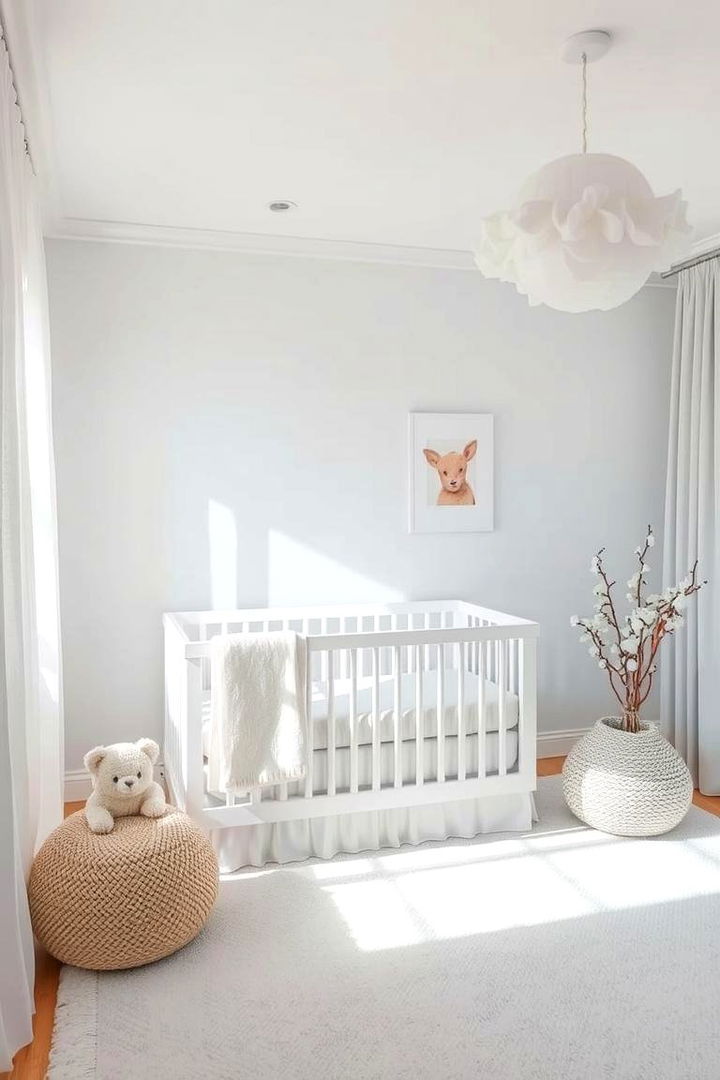 Soothing Cloud Color Palette Serenity - 22 Cloud Themed Nursery Ideas
