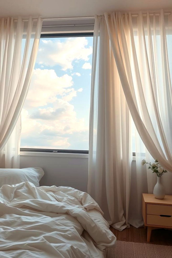 Soothing Cloud Inspired Ambiance - 22 Cloud-Themed Bedroom Ideas