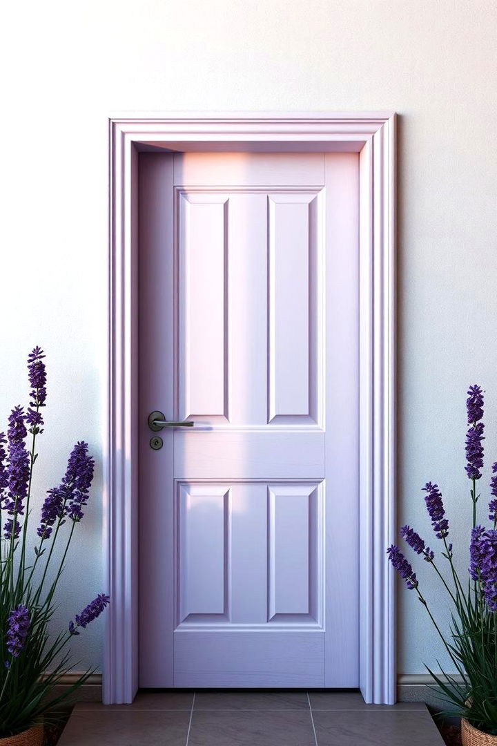 Soothing Lavender Softness - 22 Front Door Color Ideas