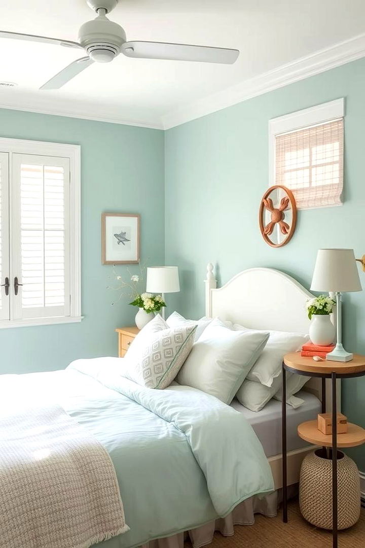 Soothing Seafoam - 22 Bedroom Paint Colors