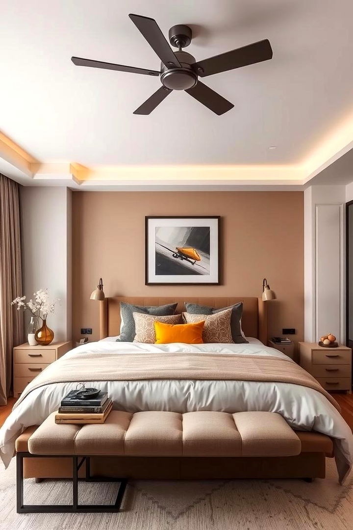 Sophisticated Color Palette - 22 Glam Bedroom Ideas