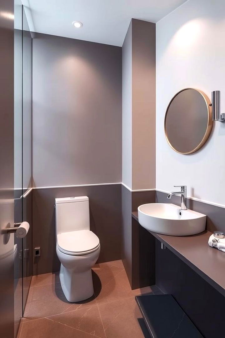 Sophisticated Color Palettes - 22 Office Bathroom Ideas