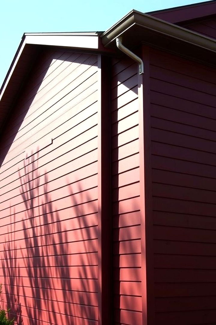 Sophisticated Dark Red Siding - 22 Dark Red House Exterior Ideas
