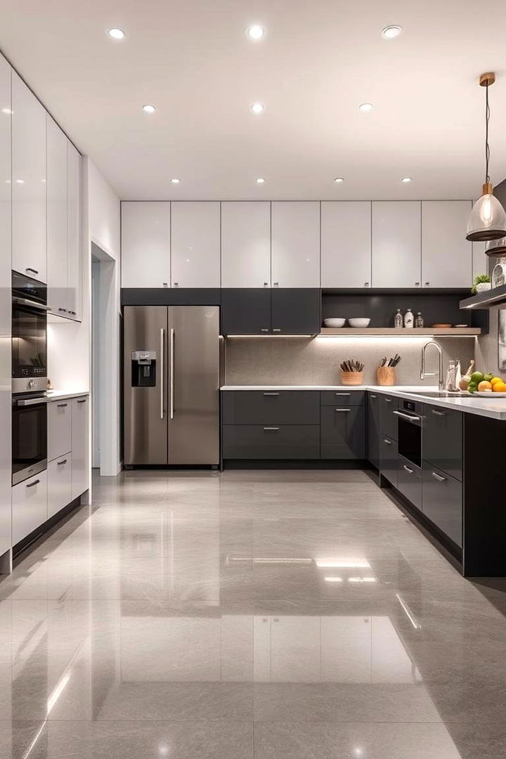 Sophisticated Finishes - 22 Kitchens With Grey Floors