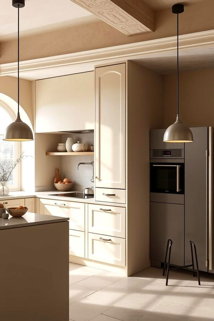 Sophisticated Italian Neutrals - 22 Italian Kitchen Design Ideas