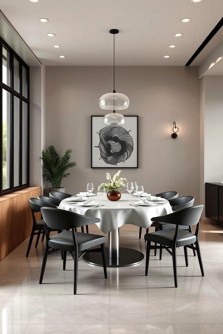 Sophisticated Minimal Decor for Balanced Elegance - 22 Mid-century Modern Dining Rooms