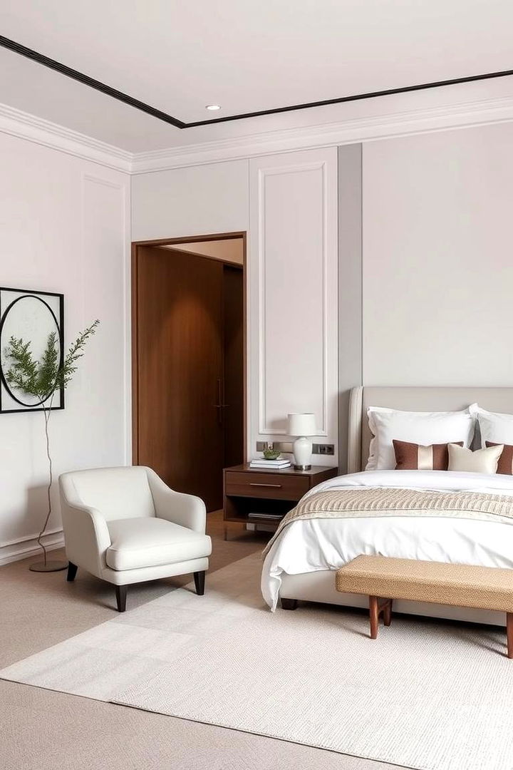 Sophisticated Minimalism - 22 Glam Bedroom Ideas