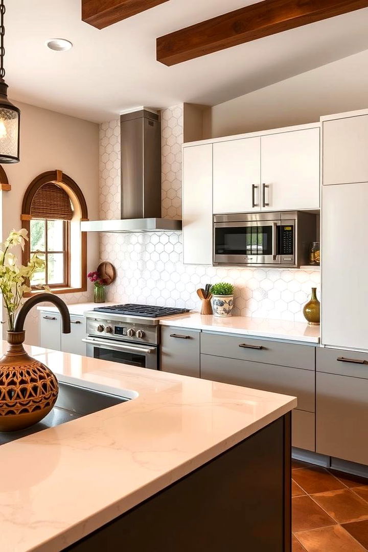 Sophisticated Modern Mediterranean - 22 Mediterranean Kitchen Ideas