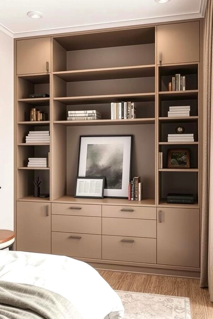 Sophisticated Storage Solutions - 22 Beige Bedroom Ideas