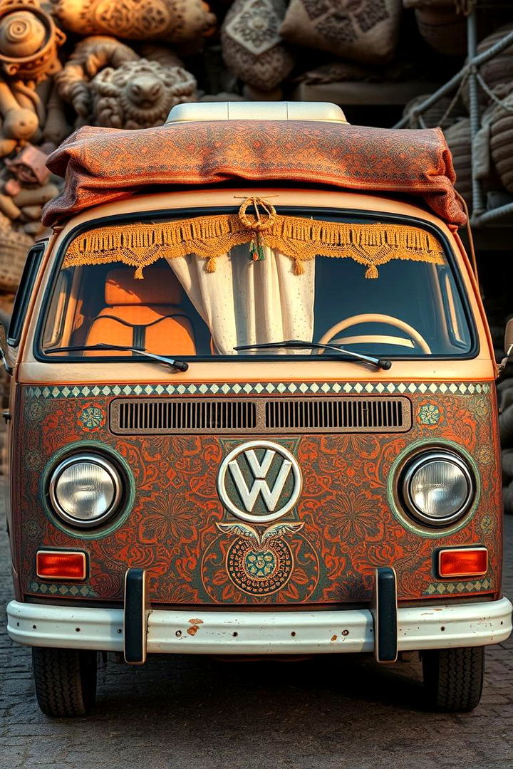 Soulful Bohemian Vibes - 22 70s Van Art Ideas