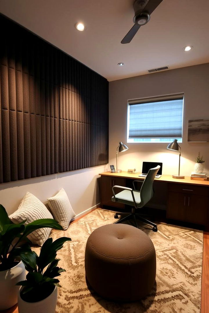 Soundproofing for a Quiet Focused Environment - 22 Small Home Office Ideas