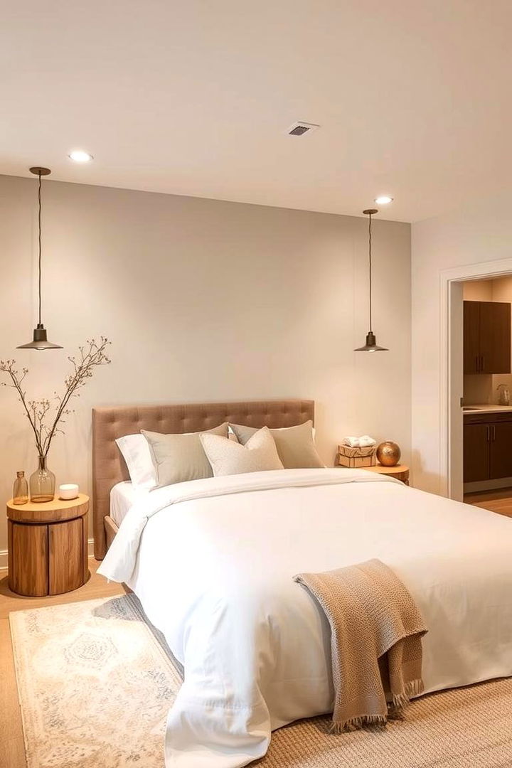 Spa Inspired Relaxation - 22 Basement Bedroom Ideas