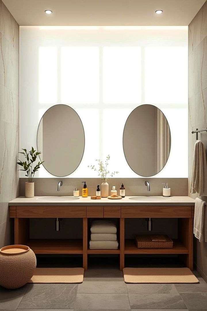 Spa Inspired Retreat - 22 Double Vanity Bathroom Ideas