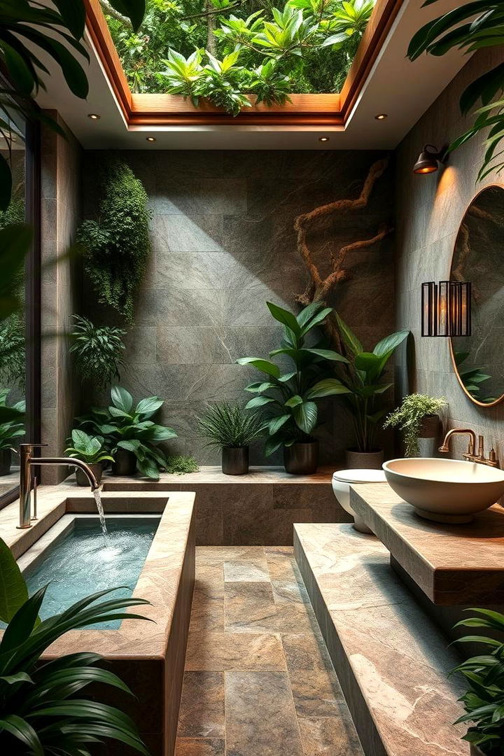 Spa Like Botanical Extravagance - 22 Greenhouse Bathroom Ideas