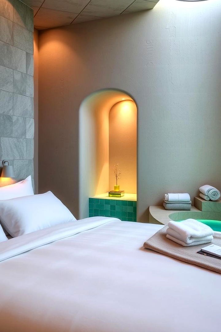 Spa Like Turquoise Retreat - 22 Turquoise Bedroom Ideas