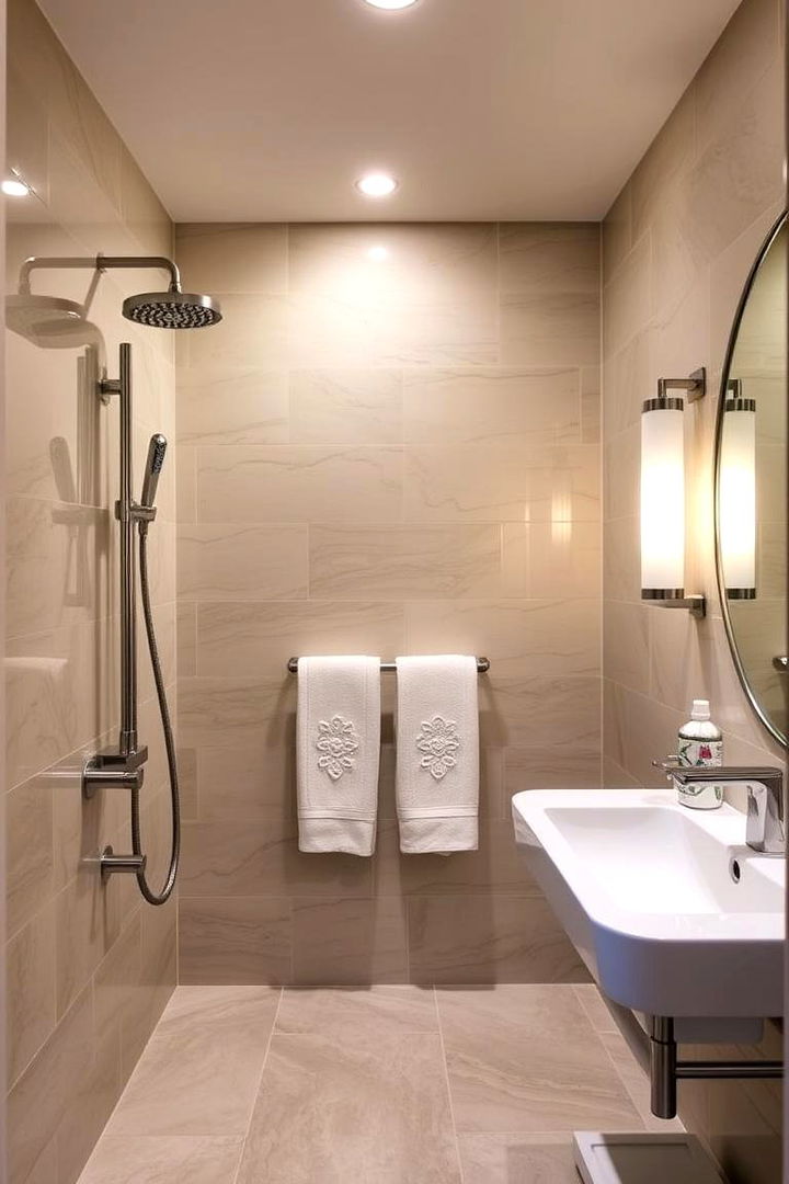 Spa like Ambience Creations - 22 Hallway Bathroom Ideas