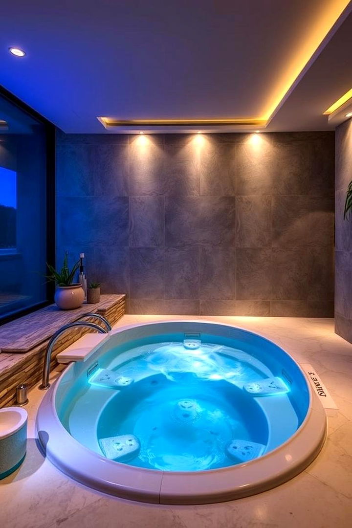 Spa like Bathtub Experience - 22 Pool Bathroom Ideas
