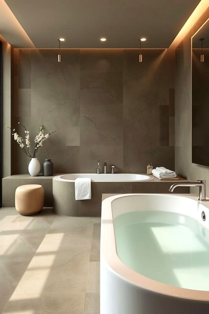 Spa like Retreat Creating a Relaxing Sanctuary - 22 Olive Green Bathroom Ideas