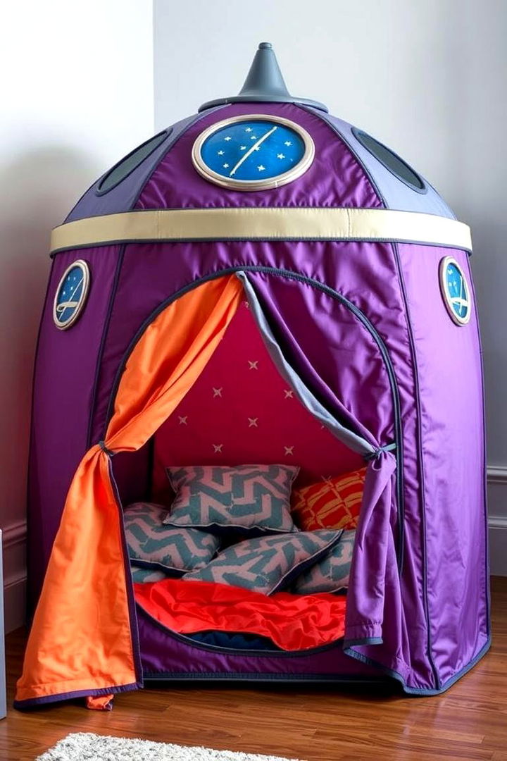 Space Capsule Play Tents for Adventures - 22 Space-themed Nursery Ideas