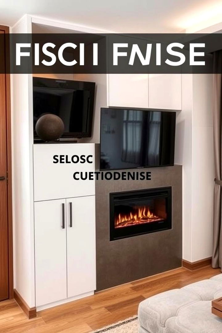 Space Optimization in Small Rooms - 22 Electric Fireplace Ideas With Tv Above