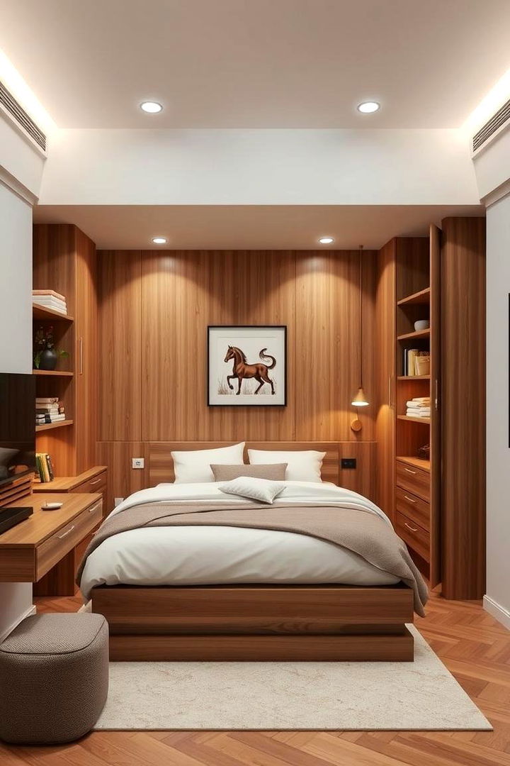 Space Optimized Design - 22 Bedroom Ideas For Couples