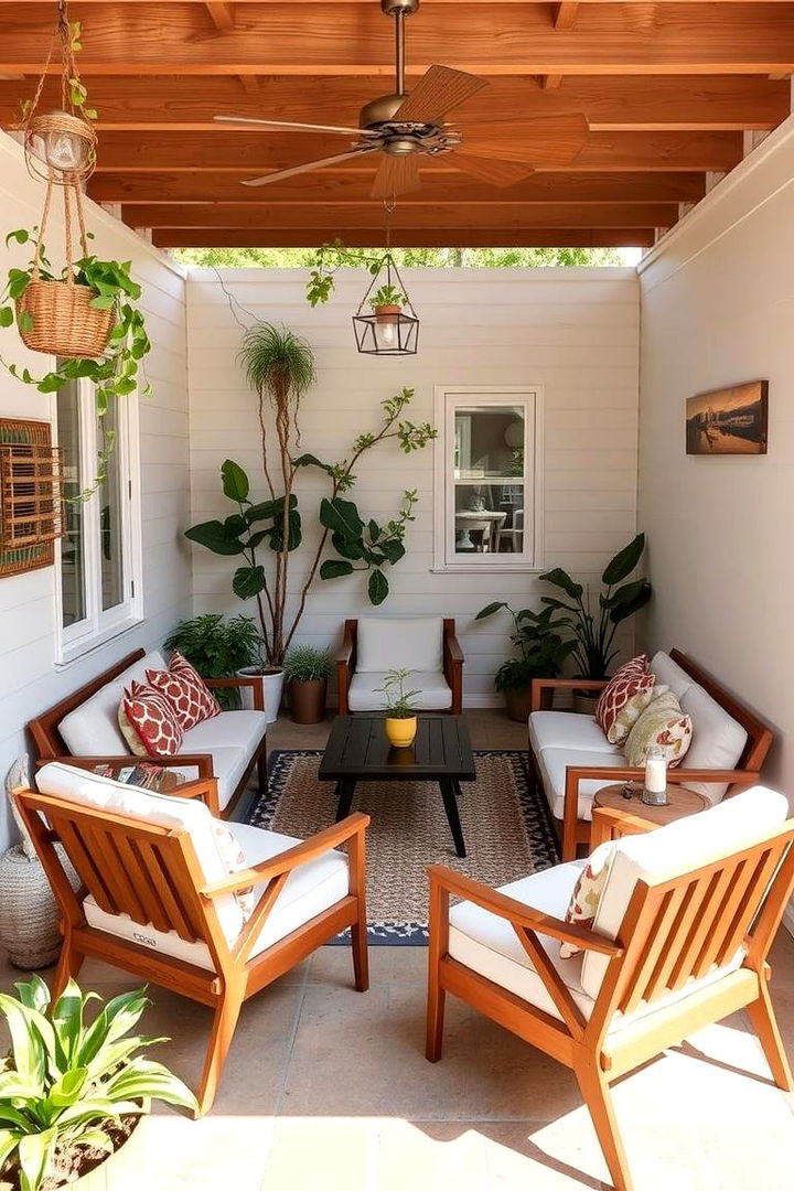 Space Optimized Layouts - 22 Mid-century Modern Patio Ideas
