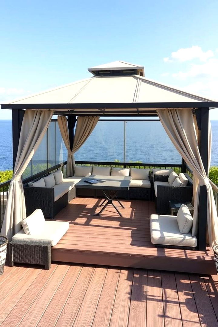 Space Saver Multifunction Gazebo - 22 Gazebo on Deck Ideas