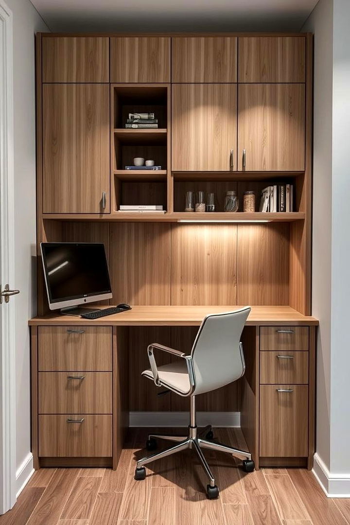 Space Saving Cabinetry - 22 Home Office Ideas for Her