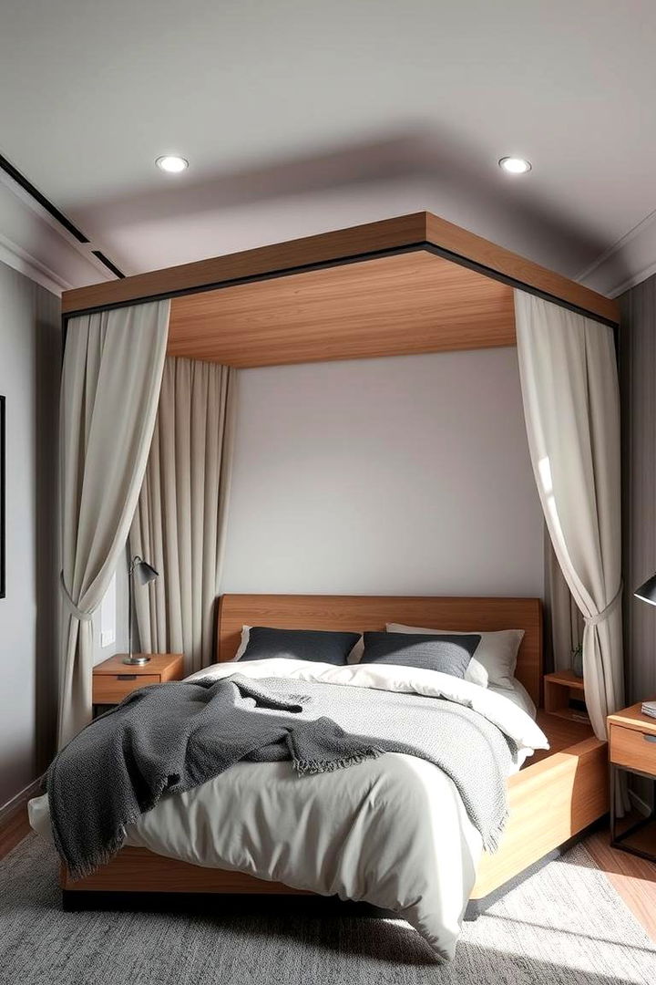 Space Saving Canopy Bed - 22 Canopy Bed Ideas