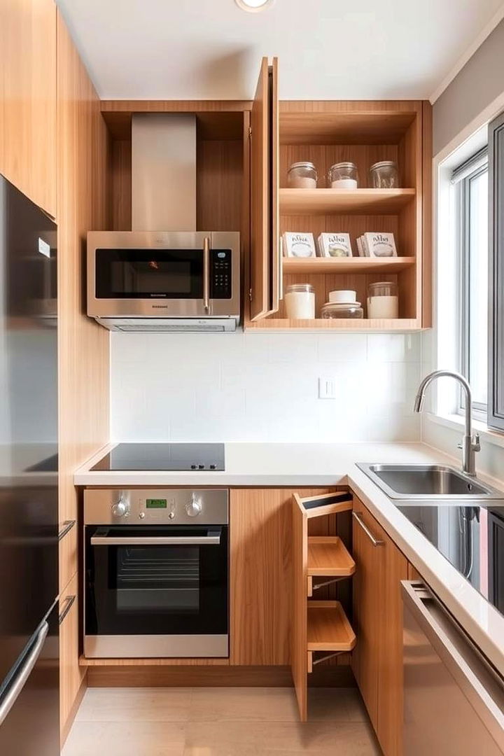 Space Saving Corner Cabinets - 22 Kitchen Cabinet Ideas