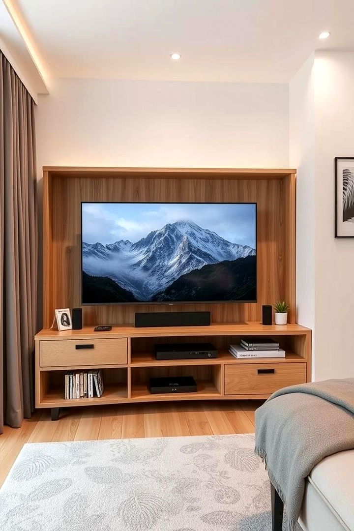 Space Saving Corner TV Stand - 22 Tv Stand Ideas