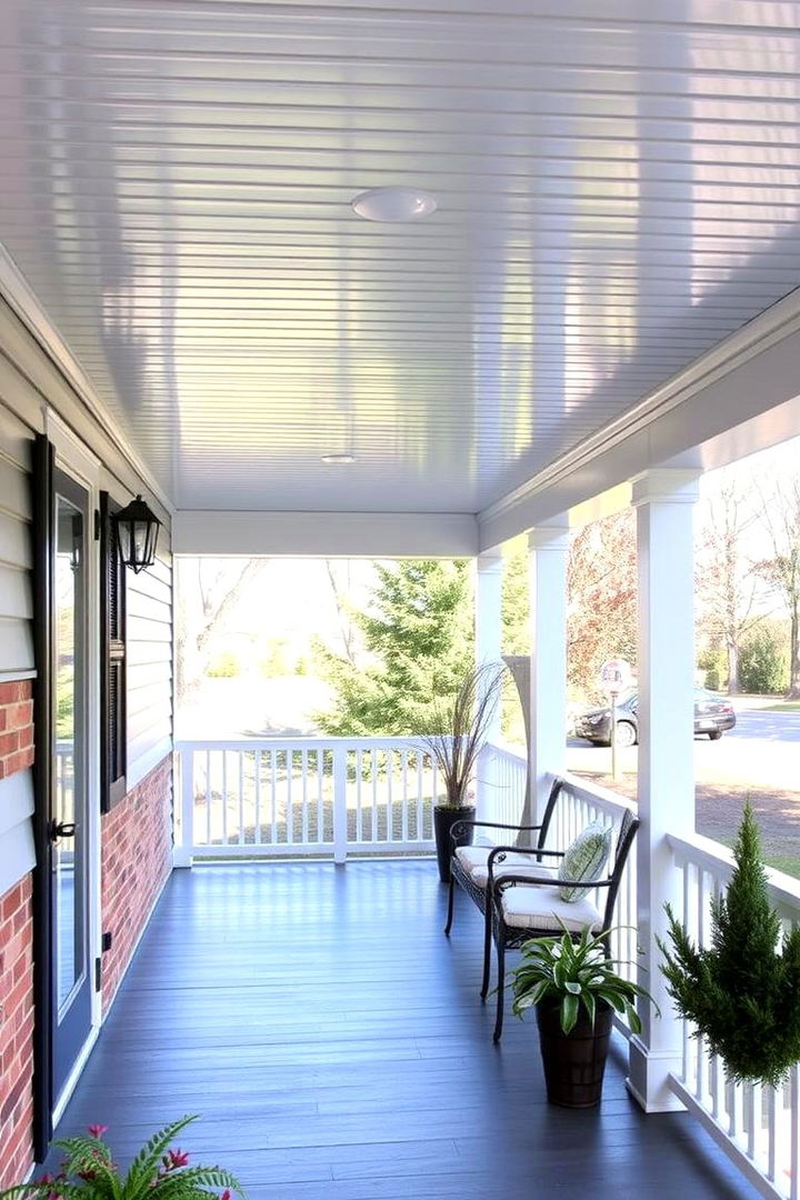 Space Saving Design Tricks - 22 Vinyl Porch Ceiling Ideas
