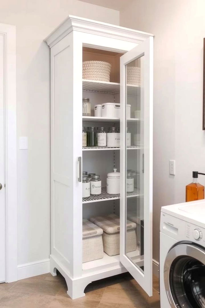 Space Saving Dry Cabinets - 22 Stackable Laundry Room Ideas