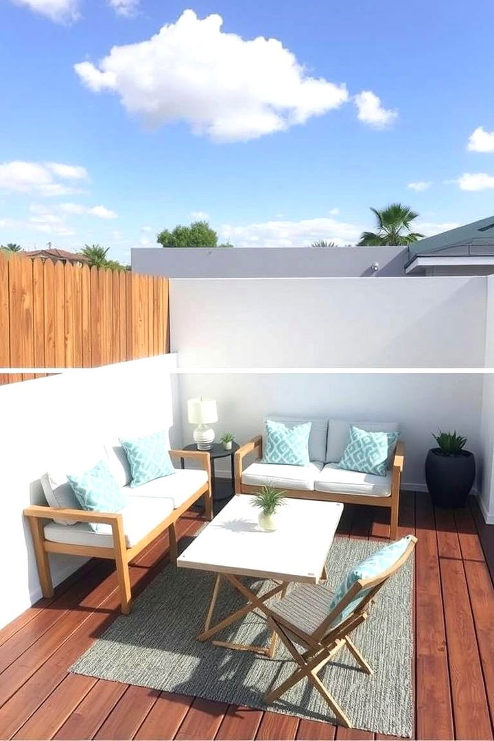 Space Saving Features - 22 Above-ground Pool With Deck Ideas