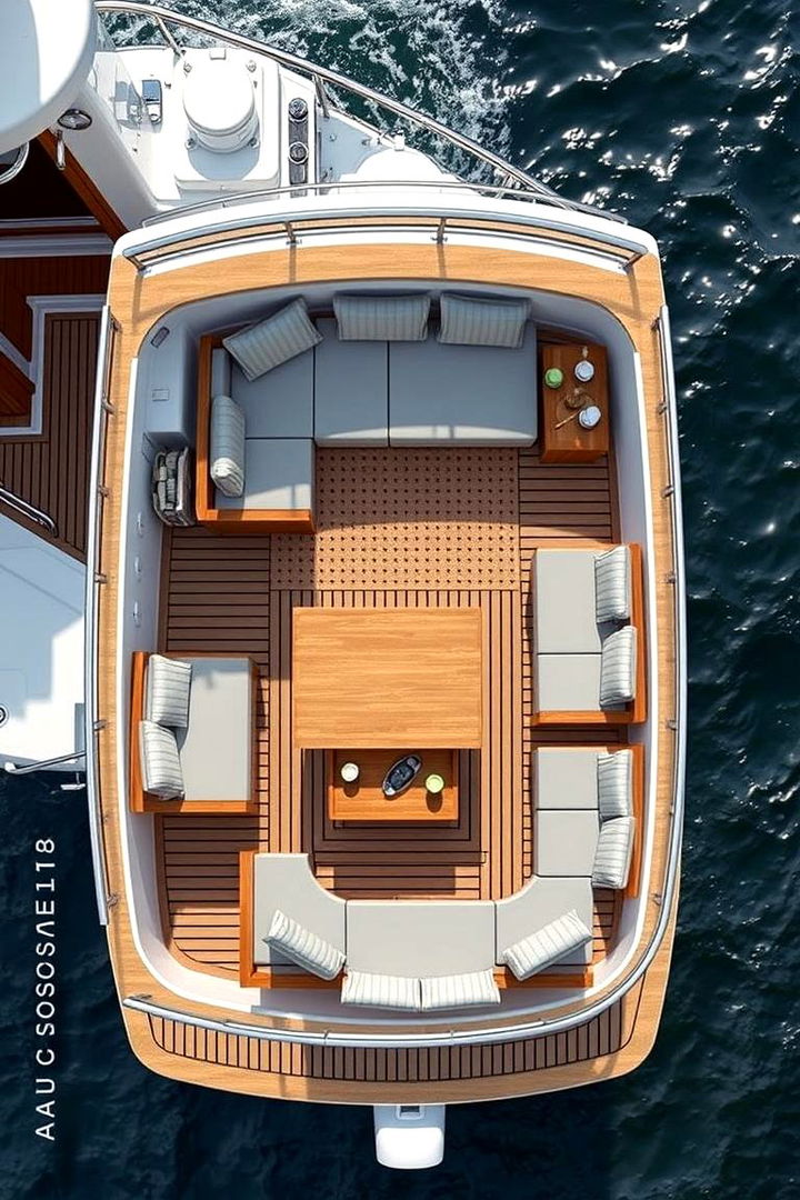 Space Saving Foldout Seating - 22 Deck Seating Ideas
