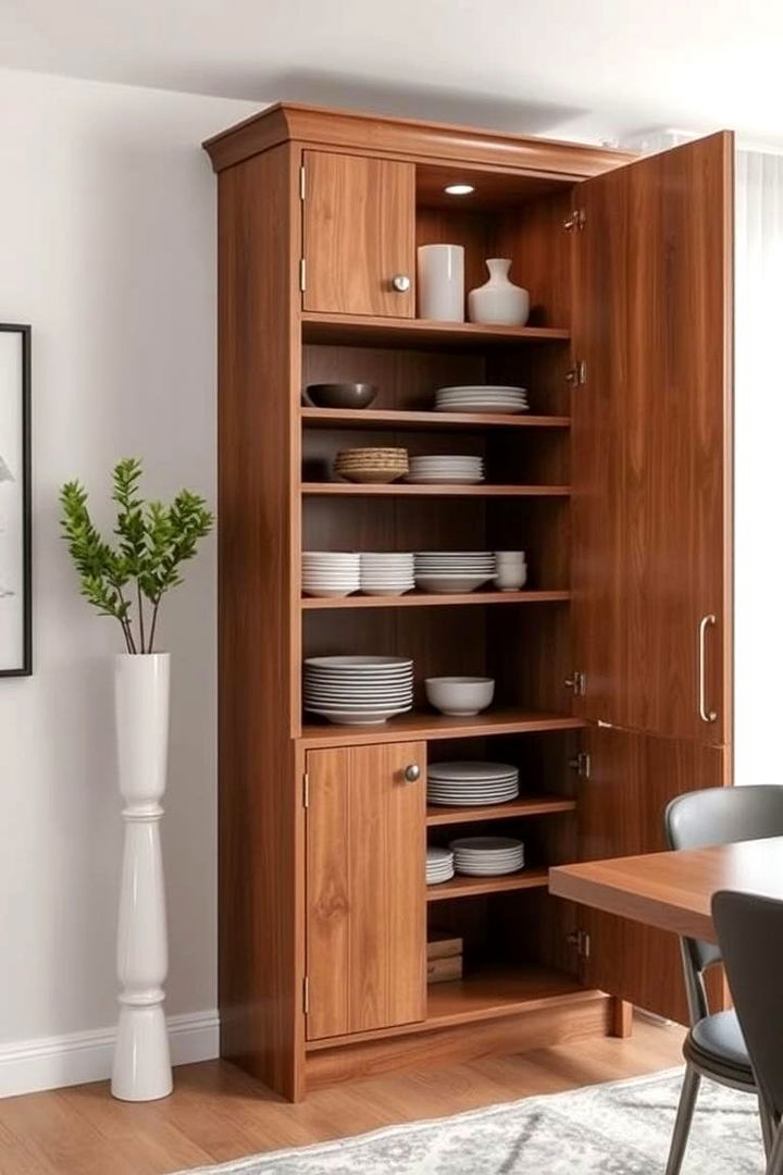 Space Saving Hutch - 22 Dining Room Hutch Ideas