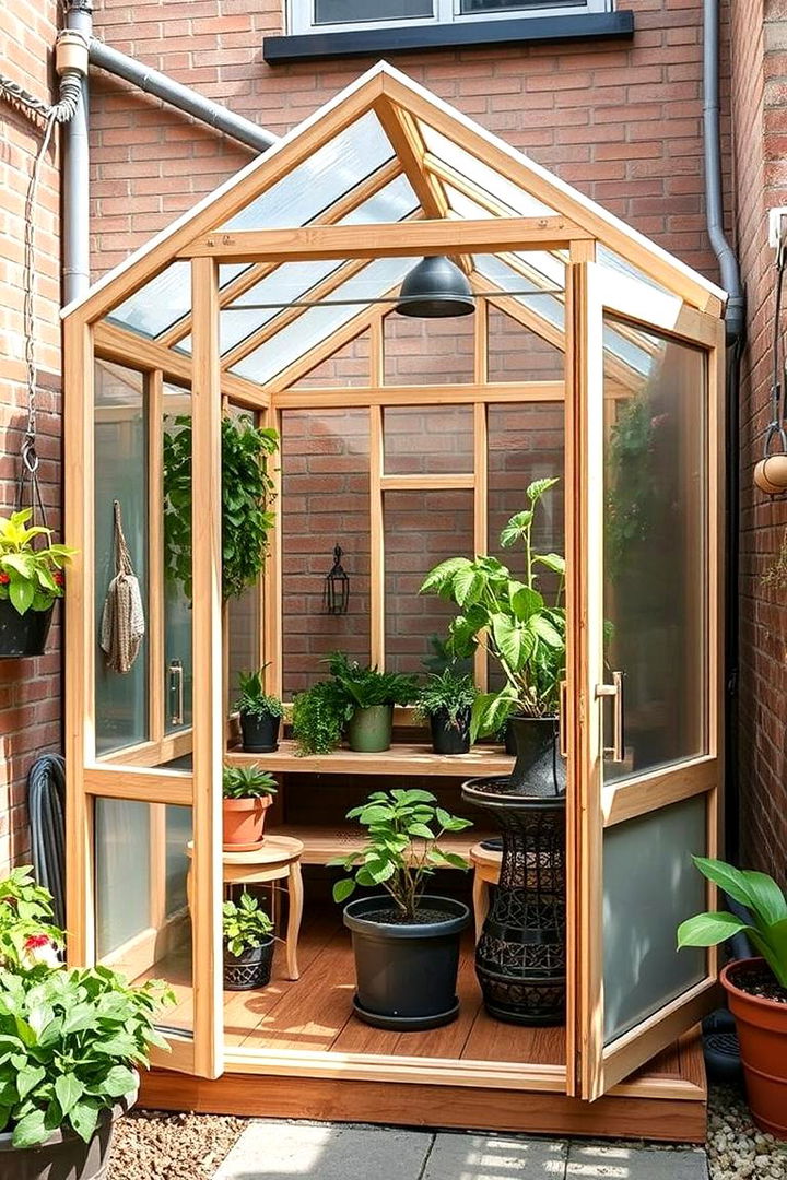 Space Saving Innovator - 22 Porch Greenhouse Ideas