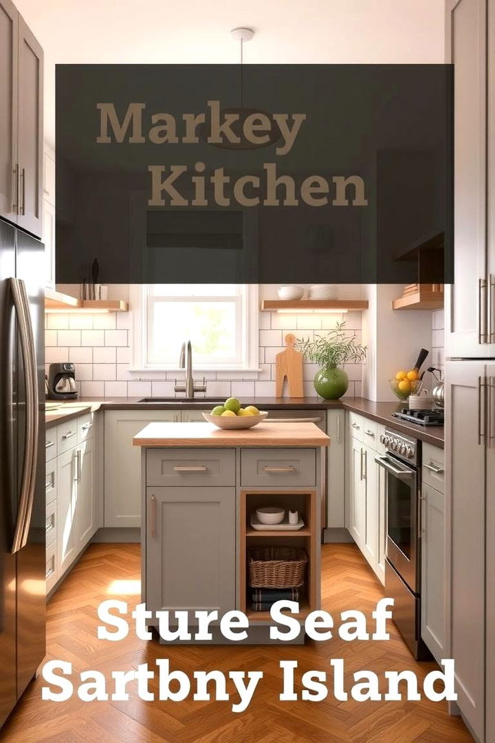 Space Saving Island Concepts - 22 Small Galley Kitchen Ideas on a Budget