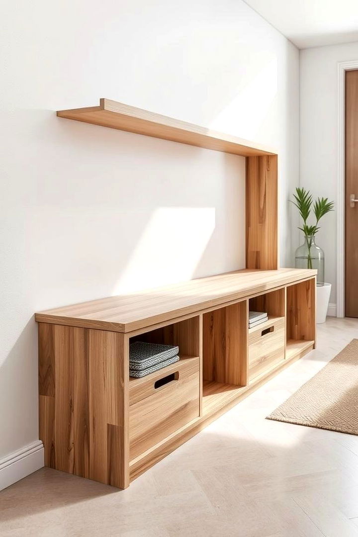 Space Saving Narrow Bench Designs - 22 Fireplace Bench Ideas