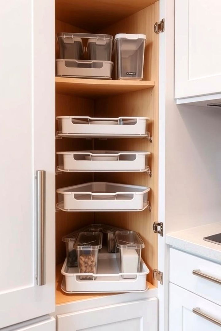 Space Saving Organizers - 22 Blind Corner Kitchen Cabinet Ideas
