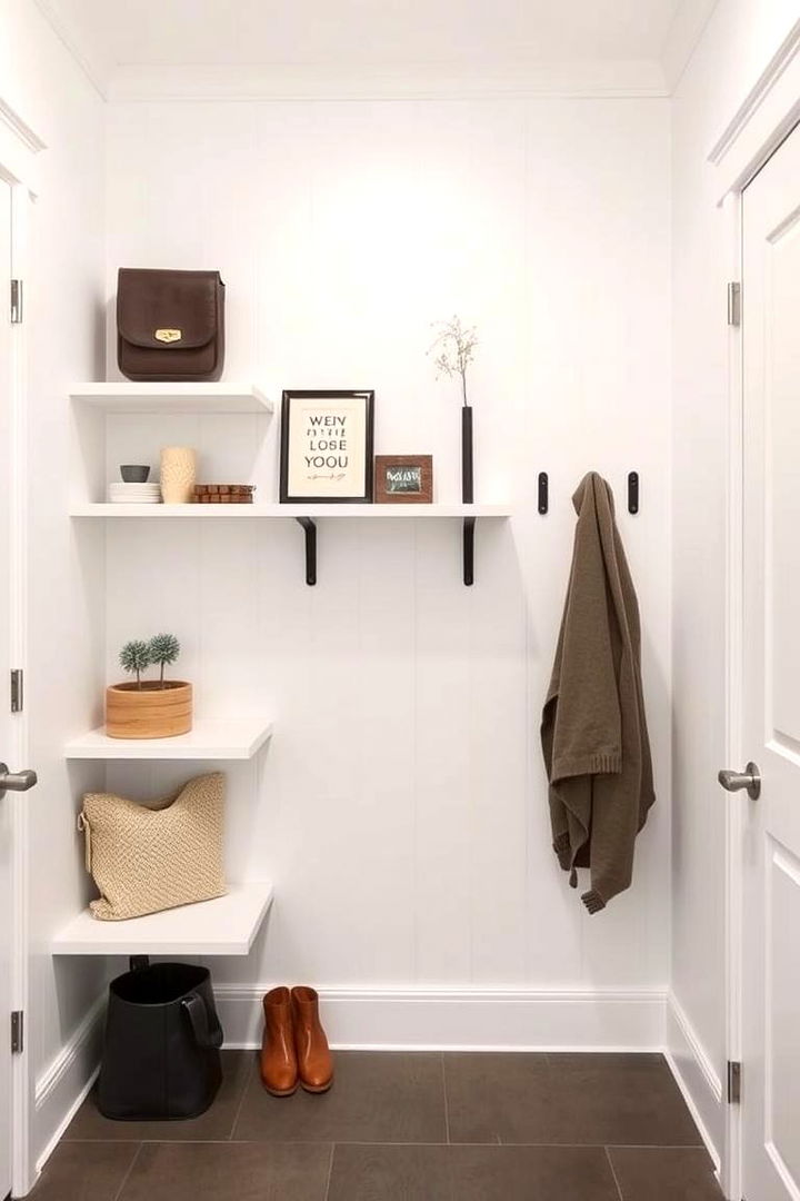 Space Saving Shelves - 22 Mud Room Ideas