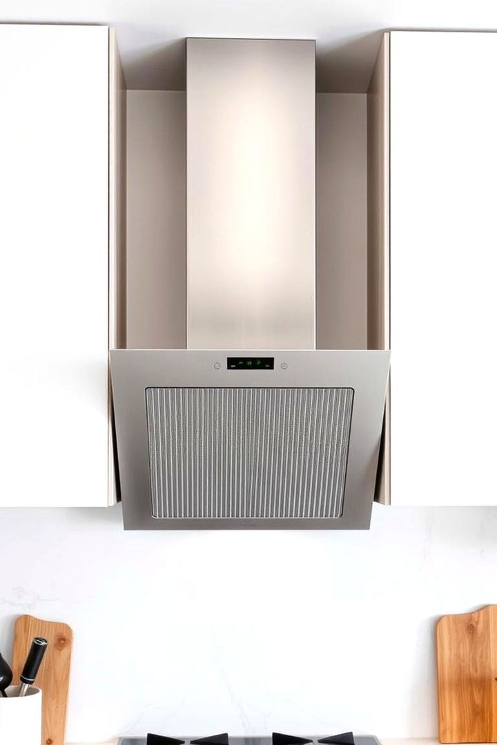 Space Saving Slim Range Hood - 22 Range Hood Ideas